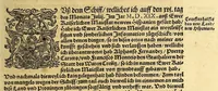 An illustration from Ferdinandi Cortesii. Von dem Newen Hispanien, so im Meer gegem Nidergang, Zwo gantz lustige vnnd fruchtreiche Historien, an den grossmächtigisten vnüberwindtlichisten Herren, Carolum. V. römischen Kaiser &c. Künig in Hispanien &c. ... (1550)