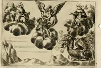Picture 19 of 20 from Ferrara trionfante, per la coronazione della B.ma Vergine del Rosario celebrata l'anno 1638. Con apparato di teatro, di macchine, e di musica componimento dell'eccellentiss. sig. d. Ascanio Pio di Savoia. Donato dal medesimo signore alla Compagnia del Santiss. Rosario eretta anticamente in Ferrara nella Chiesa di S. Domenico de reuerendi Padri Predicatori (1662), leaf 57