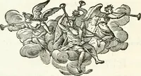 An illustration from Festa Accademica di lettere, e d'armi per la glorisa esaltazione al trono pontificio della santita di nostro signore Benedetto XIV ed alla medesima consecrata (1740)