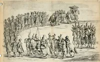 An illustration from Festa fatta in Roma alli 25. di febraio MDCXXXIV (1635)