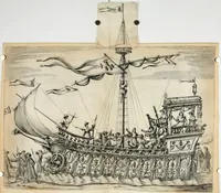 An illustration from Festa fatta in Roma alli 25. di febraio MDCXXXIV (1635)