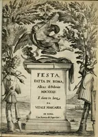 Picture 1 of 16 from Festa fatta in Roma alli 25. di febraio MDCXXXIV (1635), leaf 4