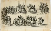 An illustration from Festa fatta in Roma alli 25. di febraio MDCXXXIV (1635)