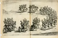 An illustration from Festa fatta in Roma alli 25. di febraio MDCXXXIV (1635)