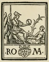An illustration from Feste d'agone et de testaccio, fatte per carnevale in Roma nel M.D.XLV sotto Paulo III. pont. max. per opinione vniuersale e de ordine e de significato e de ricchezza e de gratia, piu belle che sià state mai piu fatte : presupponẽdo che naturalmẽte, d'ogni tẽpo, in tutto il mondo, non se fu piu bella festa, che quella d'agone (1545)
