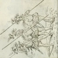 An illustration from Feste nelle nozze del serenissimo don Francesco Medici gran dvca di Toscana; et della sereniss. sua consorte la sig. Bianca Cappello (1579)