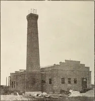 An illustration from A few facts about the city of Saskatoon : something of its past, present and prospects for the future, a city of opportunities. A railway centre. The hub of the great hard wheat area of Central Saskatchewan (1907)
