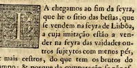 An illustration from Feyra mystica de Lisboa, : armada em hu[m]a trezena do divino portuguez Santo Antonio, (1691)
