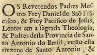 Picture 4 of 25 from Feyra mystica de Lisboa, : armada em hu[m]a trezena do divino portuguez Santo Antonio, (1691), leaf 25