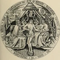 An illustration from Führer durch den symbolischen und typologischen Bilderkreis der christlichen Kunst des Mittelalters (1920)