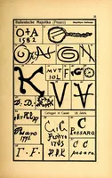An illustration from Führer für sammler von Porzellan und Fayence, Steinzeug, Steingut usw : Vollständiges Verzeichnis der auf älterem Porzellan, Fayence, Steingut usw. befindlichen Marken (1919)