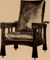 An illustration from Fiber rush, imported malacca and mission furniture. (1904)