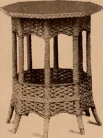 An illustration from Fiber rush, imported malacca and mission furniture. (1904)