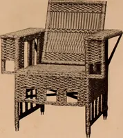 An illustration from Fiber rush, imported malacca and mission furniture. (1904)