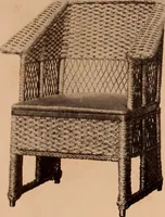 An illustration from Fiber rush, imported malacca and mission furniture. (1904)