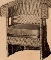 An illustration from Fiber rush, imported malacca and mission furniture. (1904)