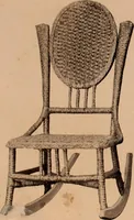 An illustration from Fiber rush, imported malacca and mission furniture. (1904)