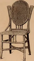An illustration from Fiber rush, imported malacca and mission furniture. (1904)