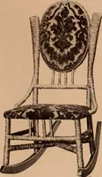 An illustration from Fiber rush, imported malacca and mission furniture. (1904)