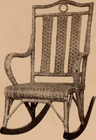 An illustration from Fiber rush, imported malacca and mission furniture. (1904)
