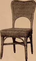 An illustration from Fiber rush, imported malacca and mission furniture. (1904)