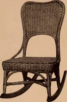 An illustration from Fiber rush, imported malacca and mission furniture. (1904)