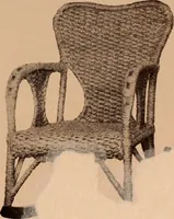 An illustration from Fiber rush, imported malacca and mission furniture. (1904)