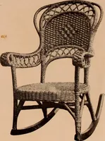 An illustration from Fiber rush, imported malacca and mission furniture. (1904)