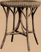 An illustration from Fiber rush, imported malacca and mission furniture. (1904)