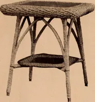 An illustration from Fiber rush, imported malacca and mission furniture. (1904)