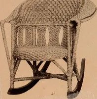 An illustration from Fiber rush, imported malacca and mission furniture. (1904)