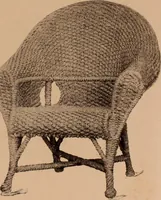 An illustration from Fiber rush, imported malacca and mission furniture. (1904)