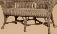 An illustration from Fiber rush, imported malacca and mission furniture. (1904)