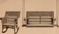 An illustration from Fiber rush, imported malacca and mission furniture. (1904)