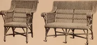 An illustration from Fiber rush, imported malacca and mission furniture. (1904)
