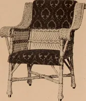An illustration from Fiber rush, imported malacca and mission furniture. (1904)