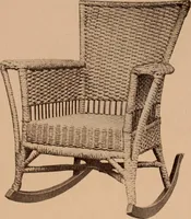 An illustration from Fiber rush, imported malacca and mission furniture. (1904)