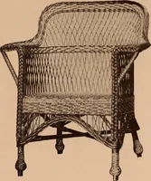 An illustration from Fiber rush, imported malacca and mission furniture. (1904)