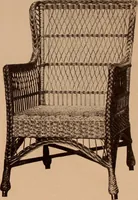 An illustration from Fiber rush, imported malacca and mission furniture. (1904)