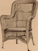 An illustration from Fiber rush, imported malacca and mission furniture. (1904)
