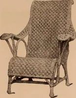 An illustration from Fiber rush, imported malacca and mission furniture. (1904)