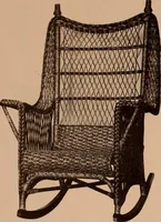 An illustration from Fiber rush, imported malacca and mission furniture. (1904)