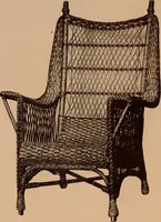 An illustration from Fiber rush, imported malacca and mission furniture. (1904)