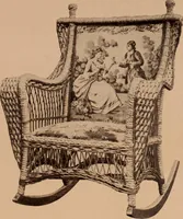 An illustration from Fiber rush, imported malacca and mission furniture. (1904)