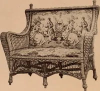 An illustration from Fiber rush, imported malacca and mission furniture. (1904)