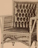 An illustration from Fiber rush, imported malacca and mission furniture. (1904)