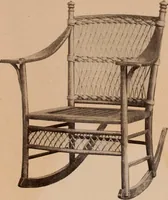 An illustration from Fiber rush, imported malacca and mission furniture. (1904)