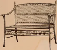 An illustration from Fiber rush, imported malacca and mission furniture. (1904)