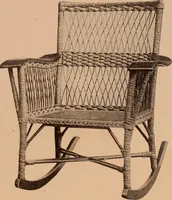An illustration from Fiber rush, imported malacca and mission furniture. (1904)