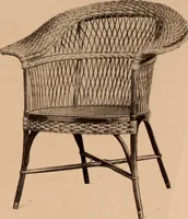 An illustration from Fiber rush, imported malacca and mission furniture. (1904)